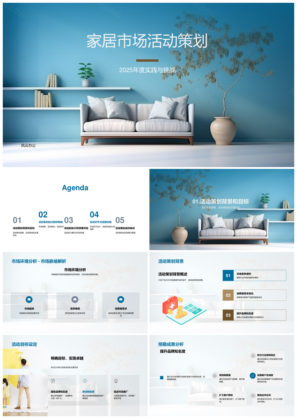 2025家居家具市场活动策划环境目标策略分析PPT模板