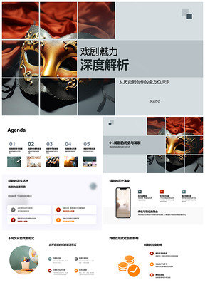戏剧魅力创作历史角色情节发展解析PPT模板
