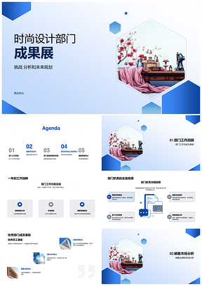2025时尚设计挑战未来规划市场反馈高效项目技术资源展PPT模板