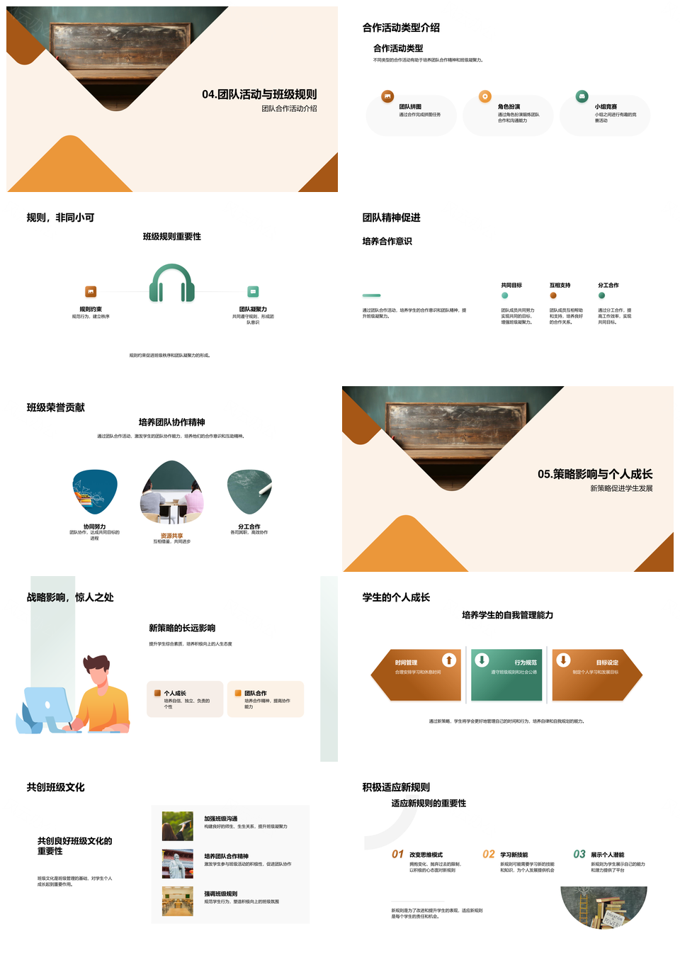 班级积分制新策略促合作凝聚自我管理PPT模板