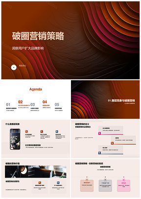 新媒体双十一破圈策略激活用户多样化消费活力PPT模板