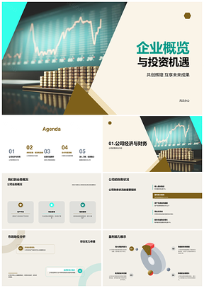 摩天大楼企业概况与投资机遇分析PPT模板