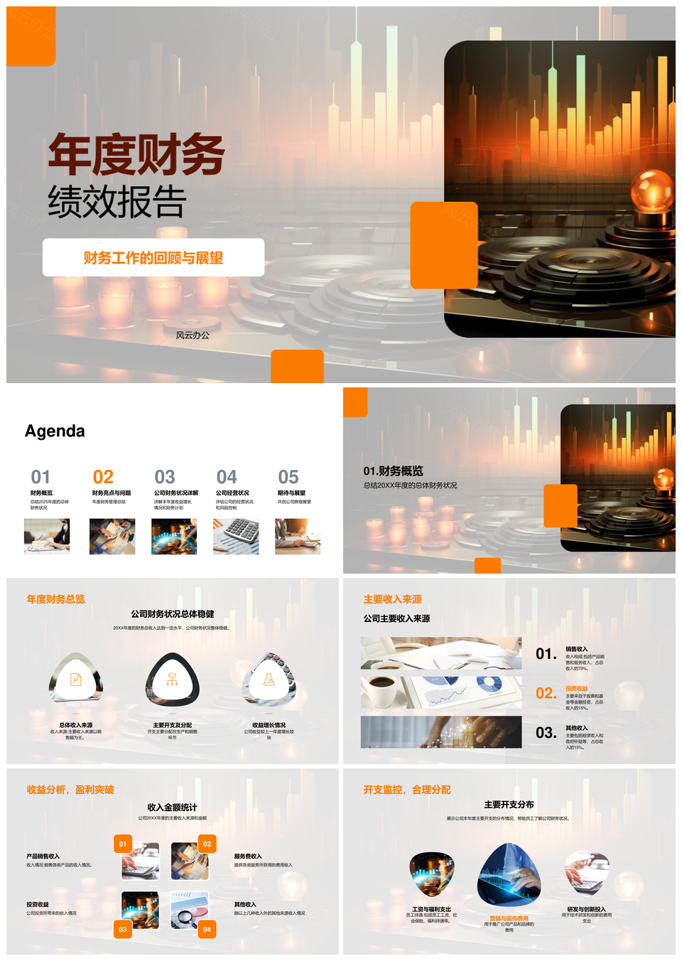2025年度财务收支市场波动收益增长研发投入绩效PPT模板