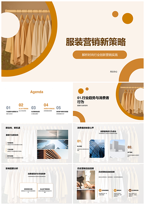 时尚服装营销新策略社交媒体历史活动人力预算整合PPT模板