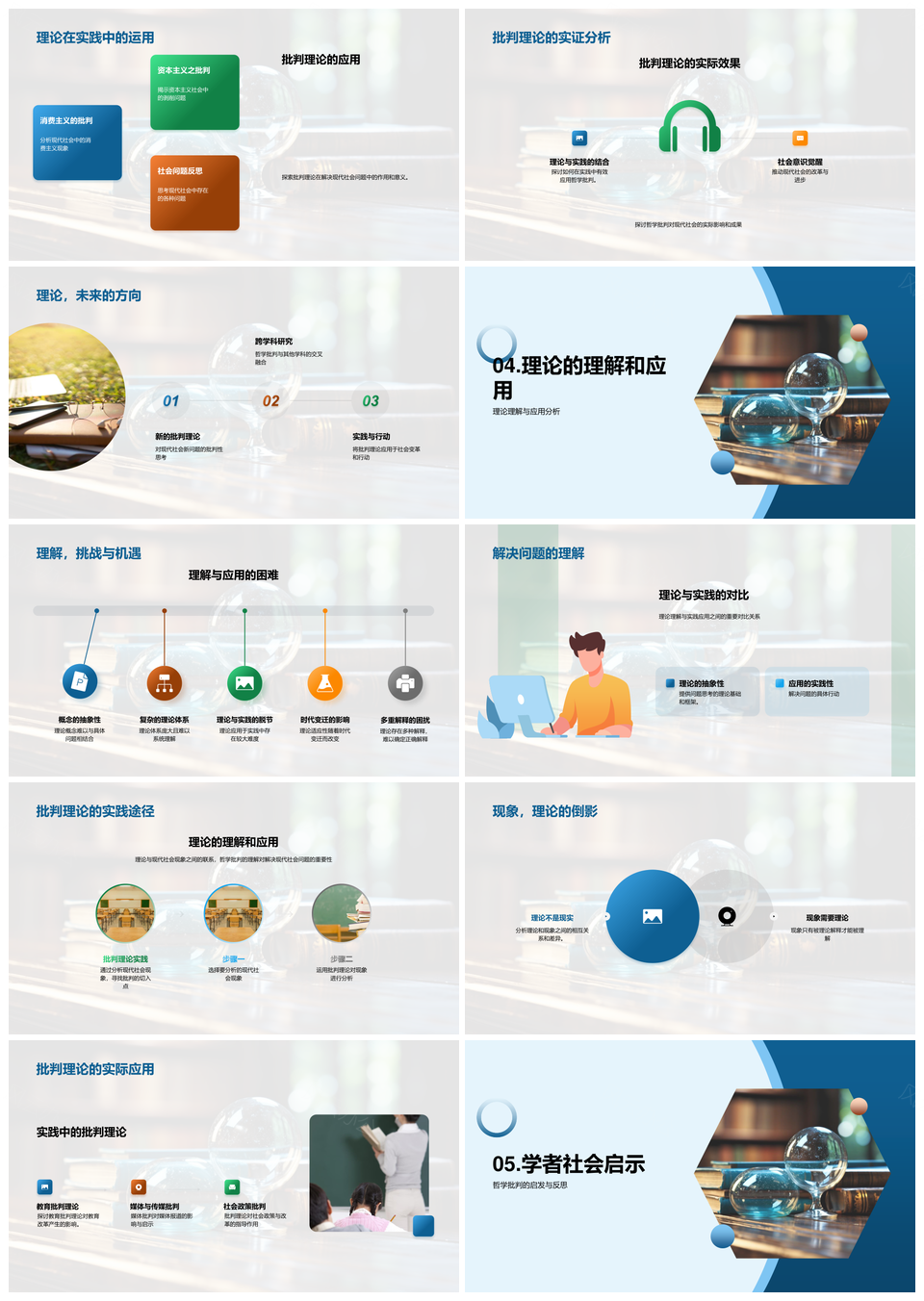 批判哲学视域下现代社会马克思理论解析PPT模板