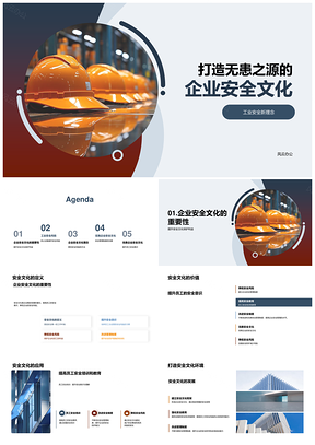 工业安全新理念构建企业安全文化PPT模板