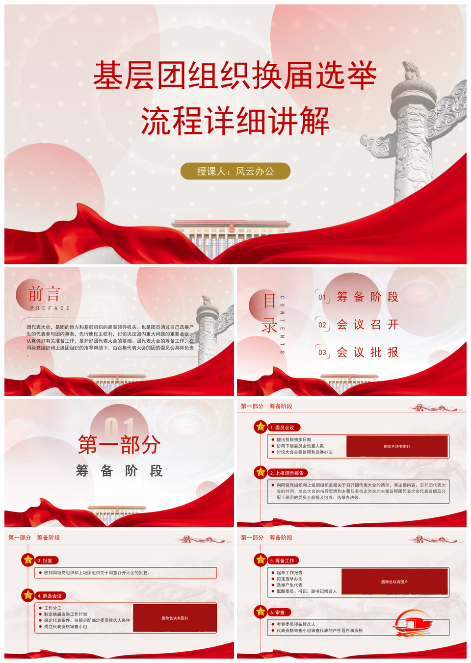 基层团组织换届选举流程详解PPT课件