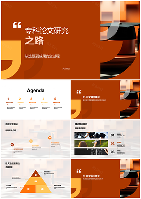 专科论文选题研究方法技术策略探索PPT模板