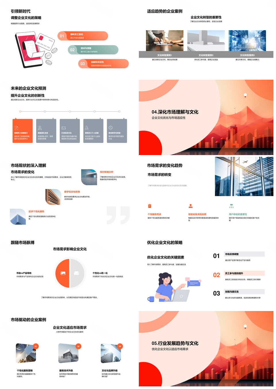 服务业文化创新战略与发展趋势PPT模板