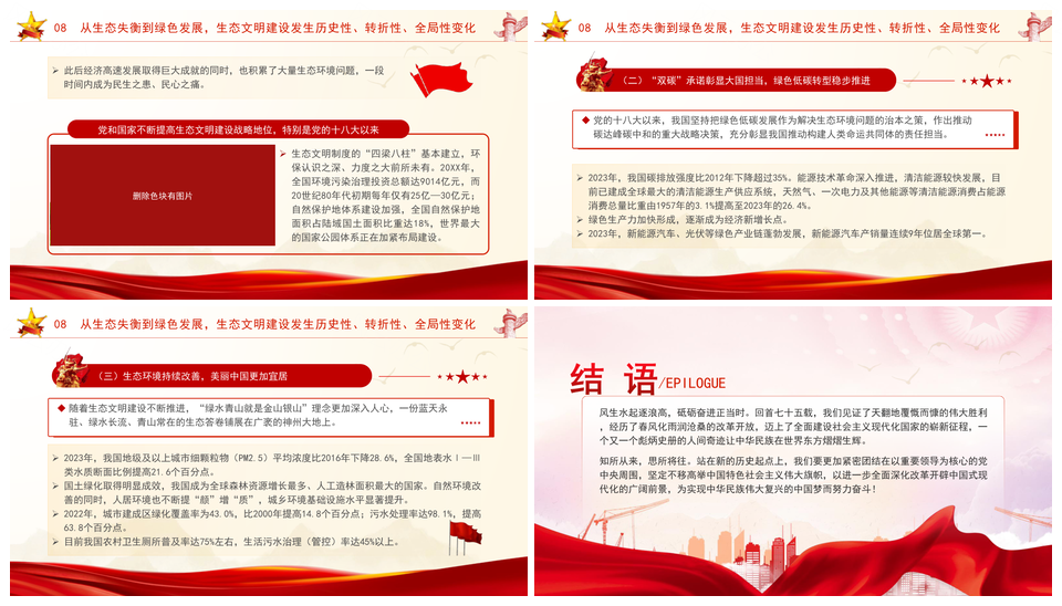 2025国庆新中国史75年伟大成就党课宣讲PPT模板