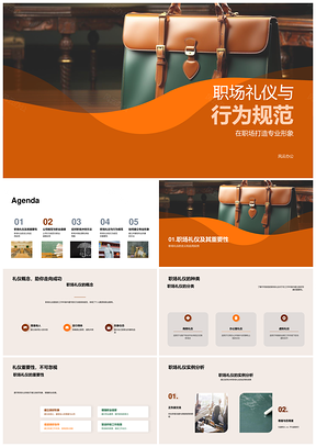 职场礼仪行为规范职业道德维护公司声誉团队合作PPT模板