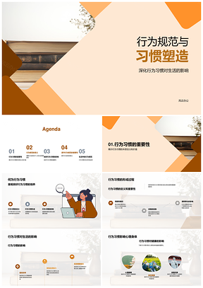 良好行为习惯培养规范身心健康与社会素质PPT模板