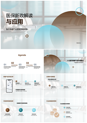 2025医保新政下医疗保健产品营销策略与市场机遇PPT模板