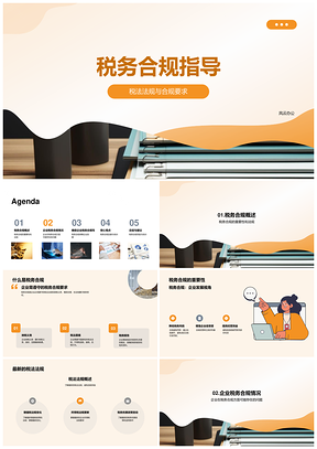 企业财务主管税务顾问最新税法合规指导PPT模板
