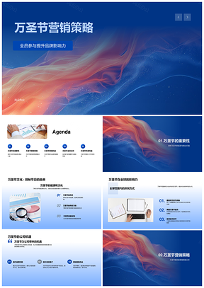 万圣节全员营销策略提升品牌全球影响力机遇PPT模板