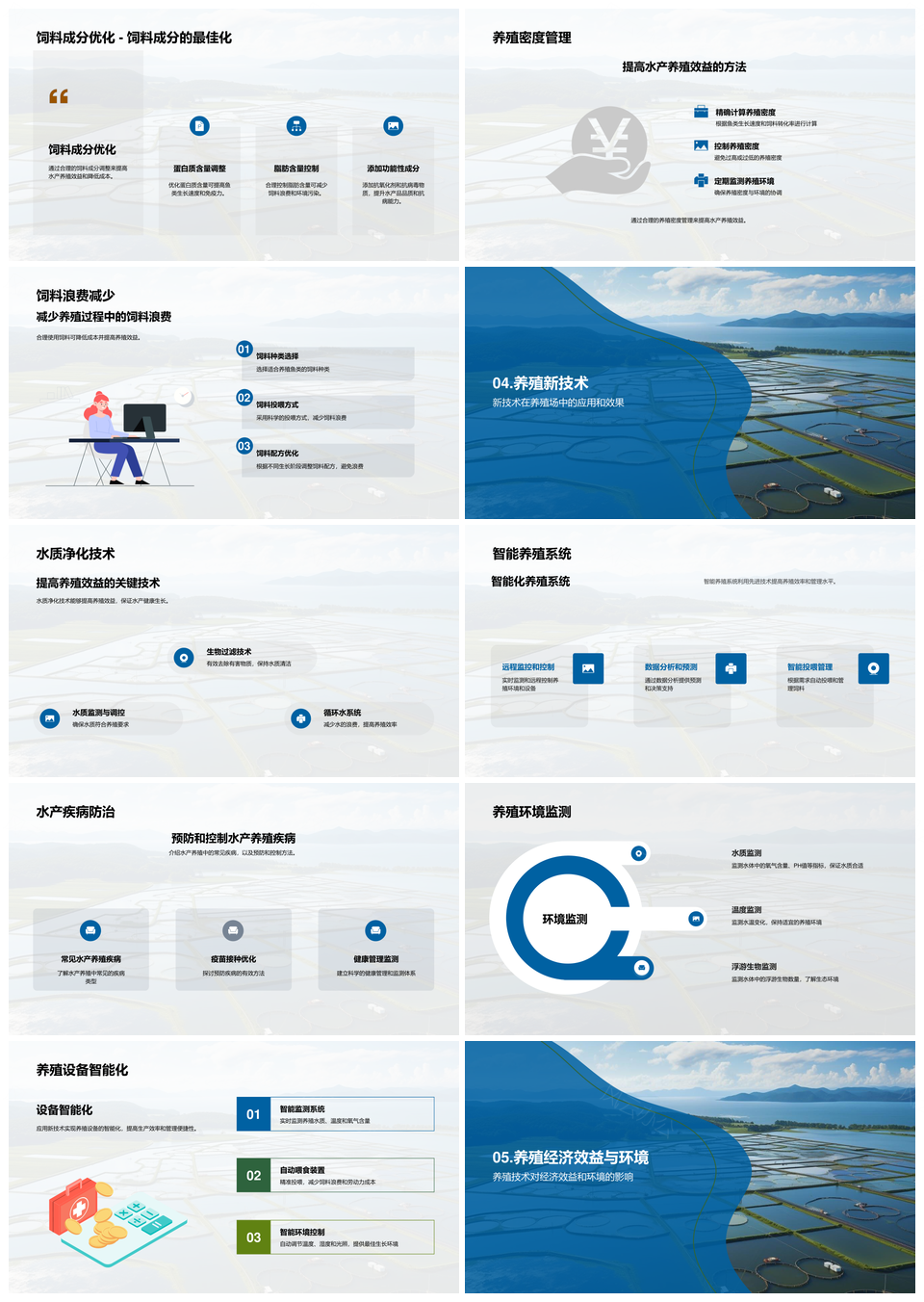 水产养殖新技术增效设备升级与场地规划PPT模板