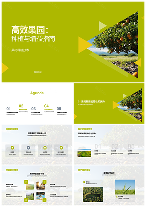 高效果树种植现代节水有机防病虫害技术PPT模板