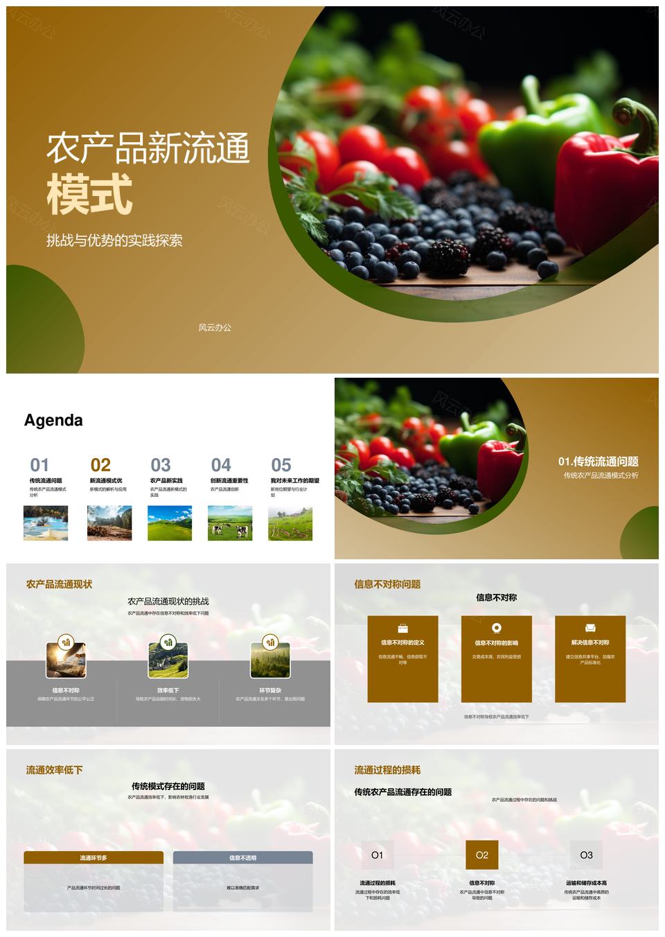 农业技术专家创新绿色农产品流通模式PPT模板