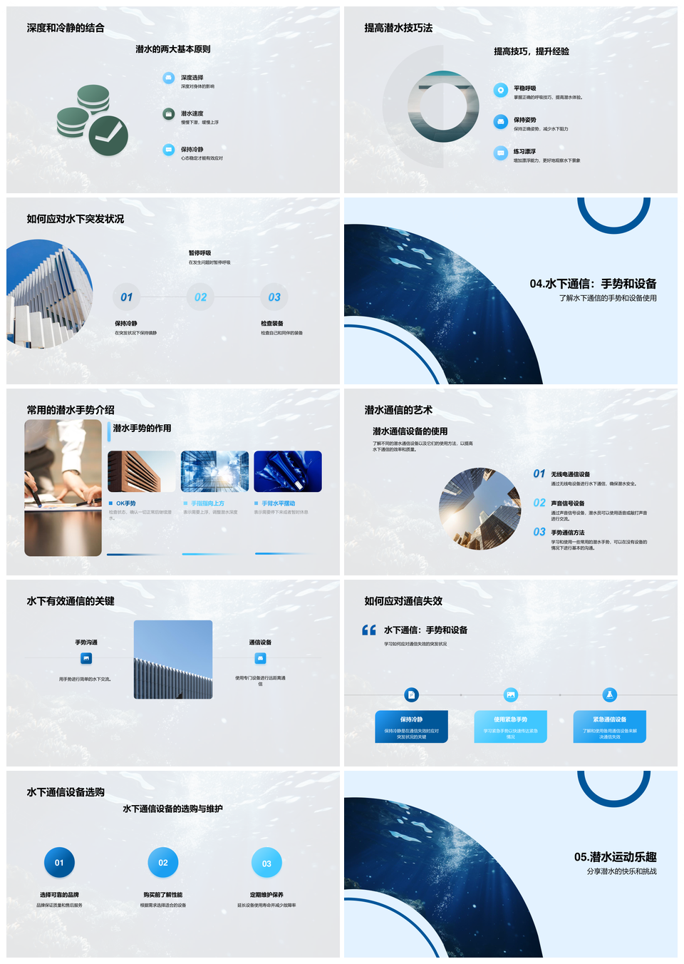2025潜水运动历史装备技巧生理压力解析PPT模板