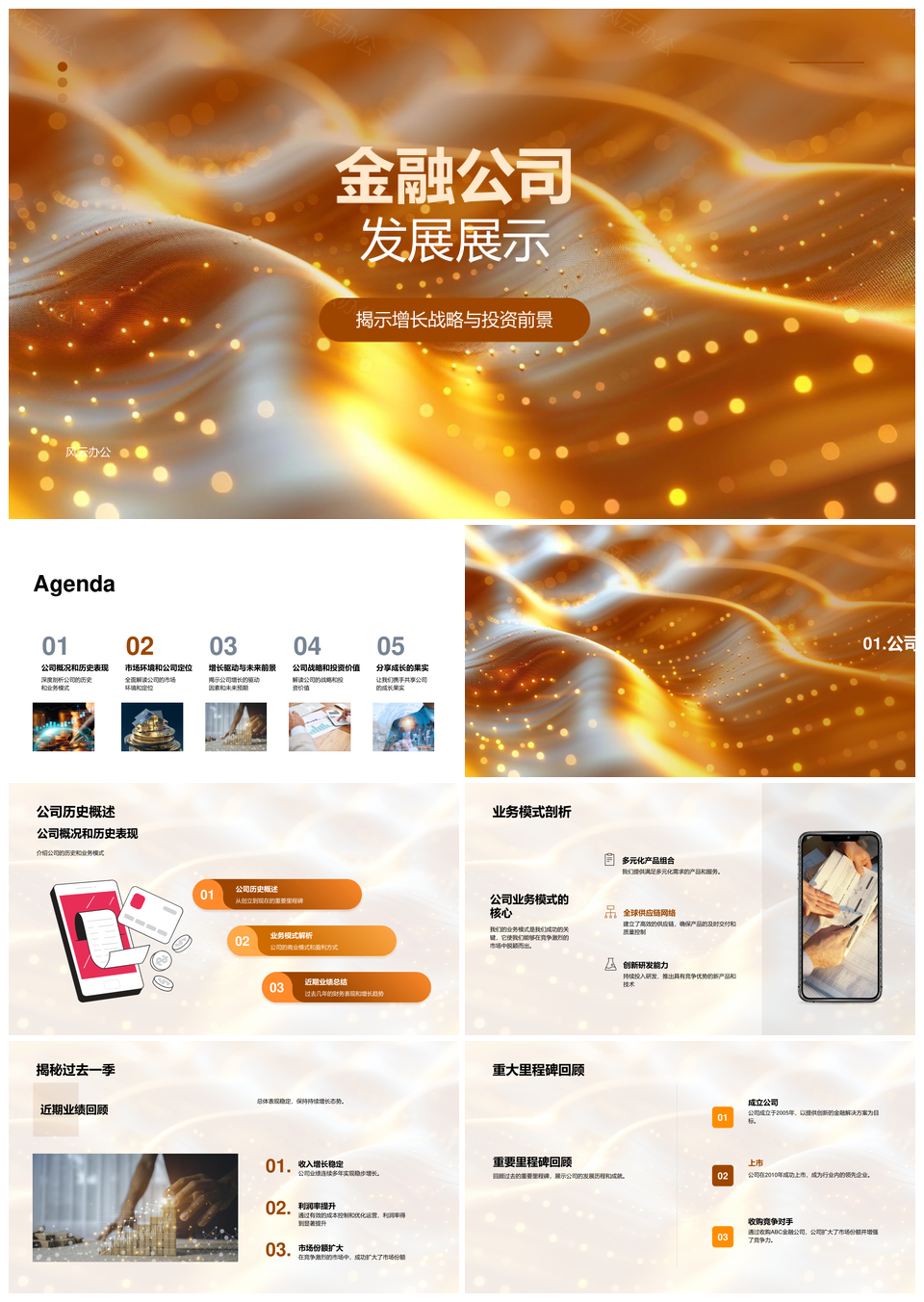 金融公司创新战略驱动国际业务投资高增长PPT模板