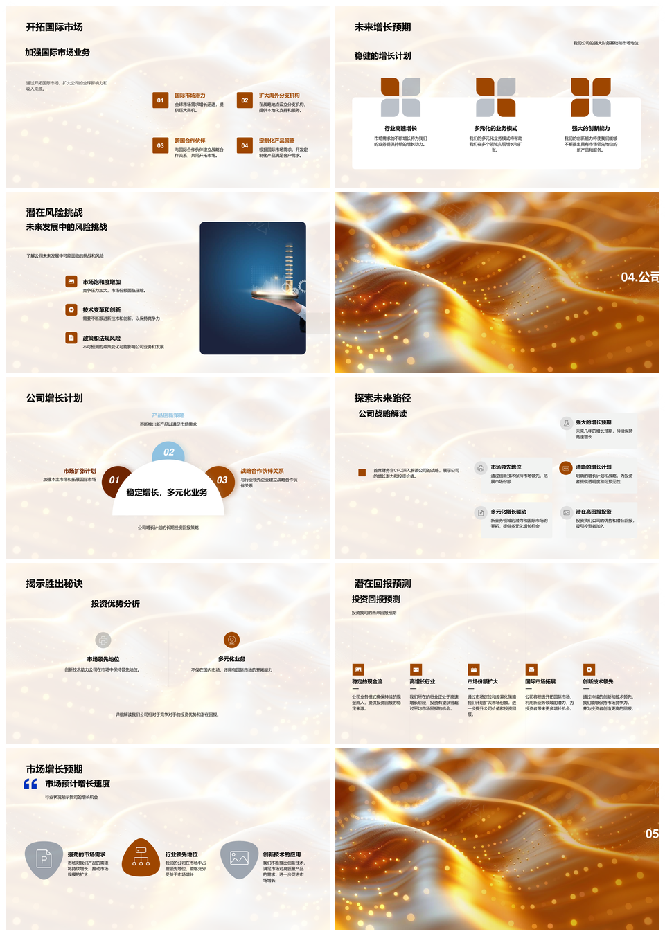 金融公司创新战略驱动国际业务投资高增长PPT模板