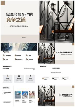 家具金属配件市场竞合趋势与需求应用PPT模板