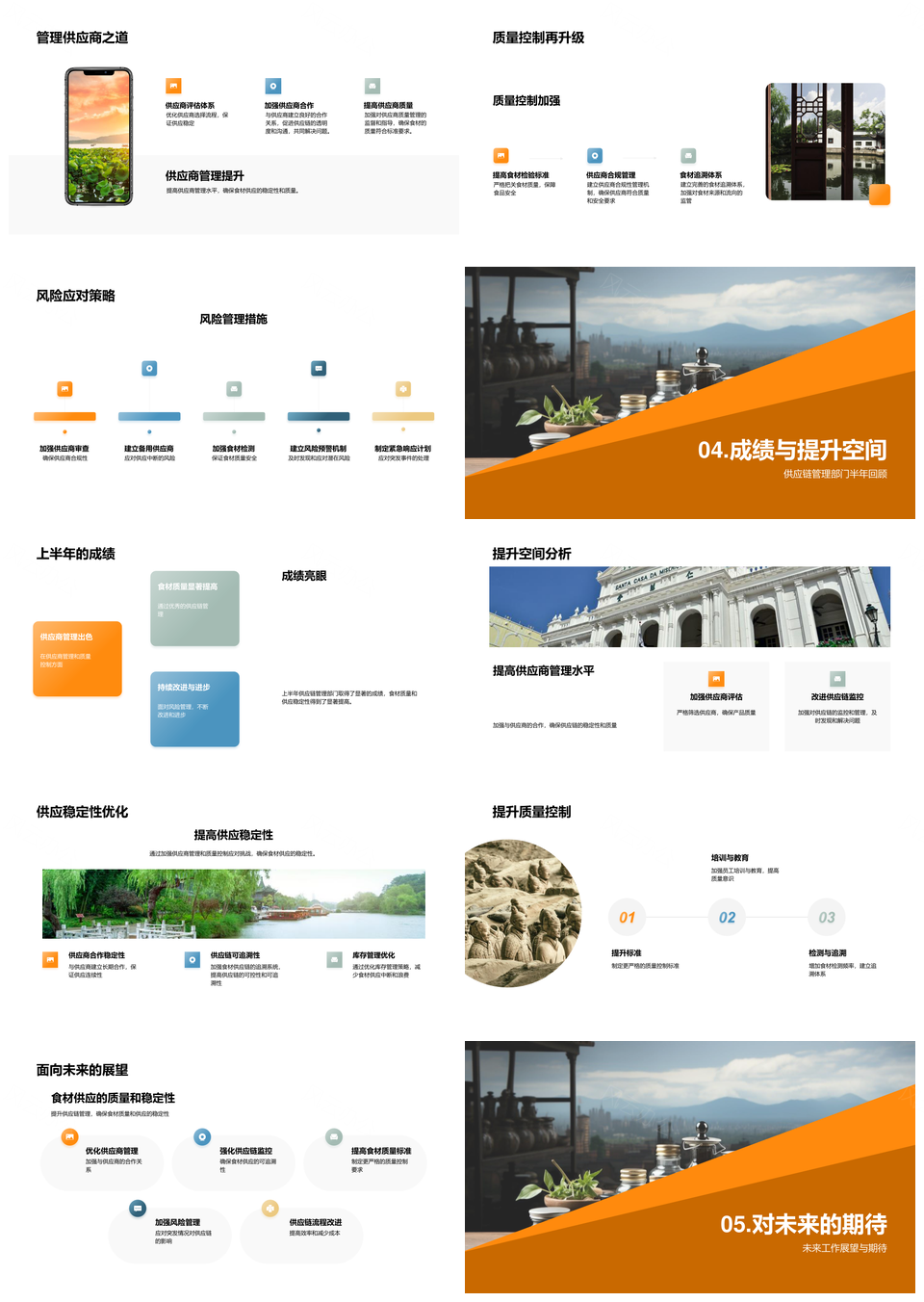 餐饮供应链管理提升食材质量与供应稳定PPT模板