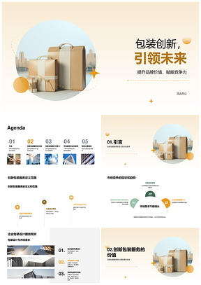 创新包装设计赋能企业品牌竞争力PPT模板