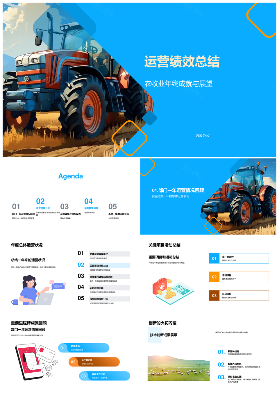 麦田运营绩效问题分析改进与资源配置优化PPT模板