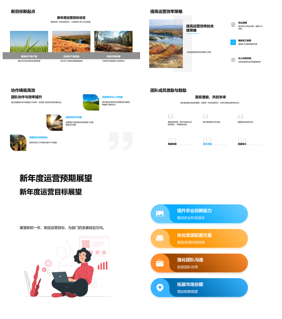 麦田运营绩效问题分析改进与资源配置优化PPT模板