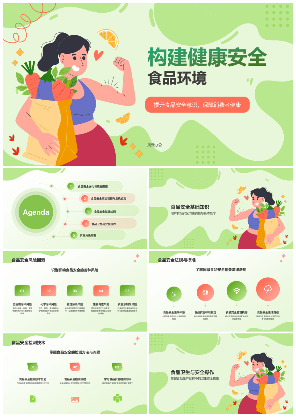 食品安全责任培训与质量卫生标准控制PPT模板