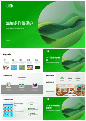 生物多样性保护教学环保实践课件