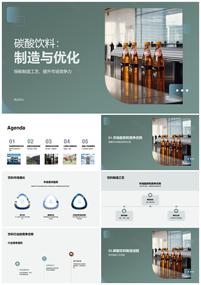 碳酸饮料制造工艺优化与市场趋势分析PPT模板
