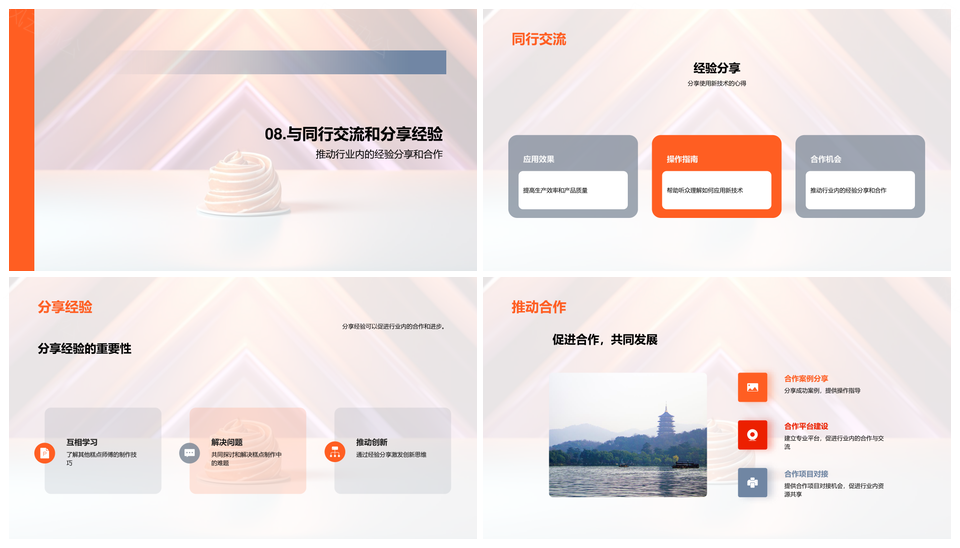智能技术革新糕点生产质效流程PPT模板