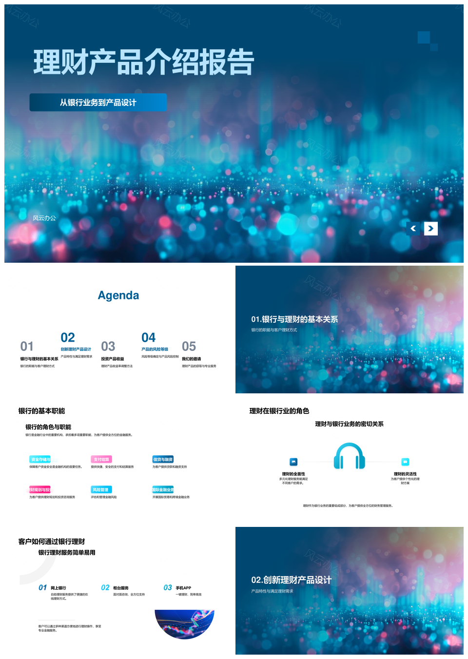 2025银行理财产品设计服务独特收益解析PPT模板
