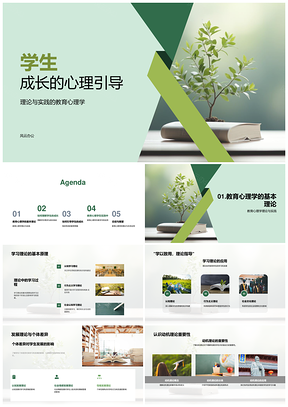 教育心理学视域下学习发展动机理论与学生需求策略实践分析PPT模板