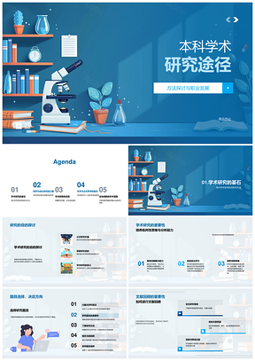 本科职业发展学术研究路径与独立思考解析PPT模板