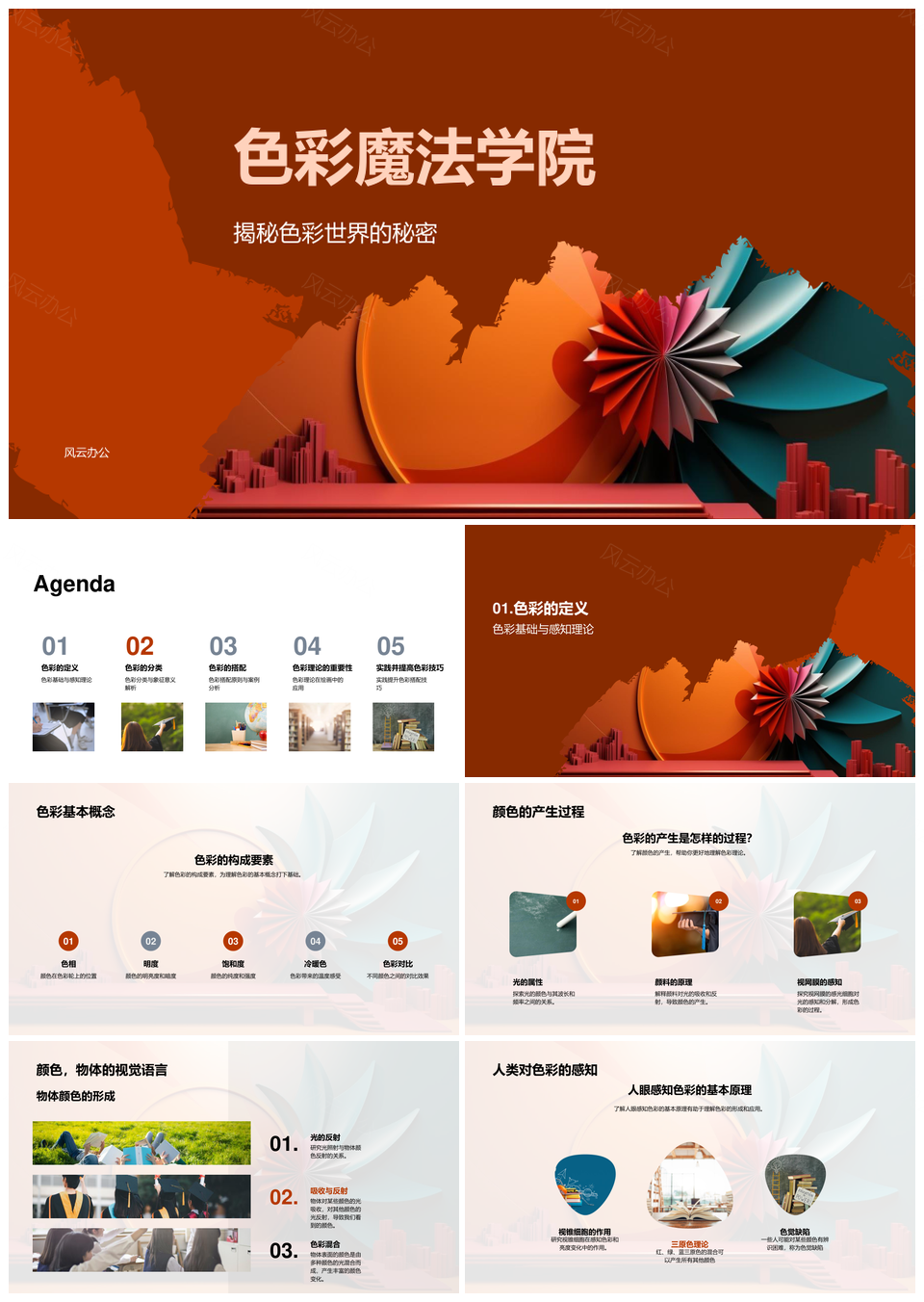 色彩魔法学院色轮理论与搭配技巧PPT课件