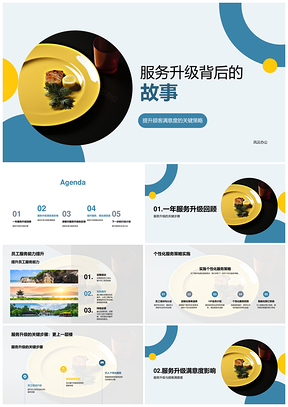 服务升级关键策略提升满意度与忠诚度PPT模板