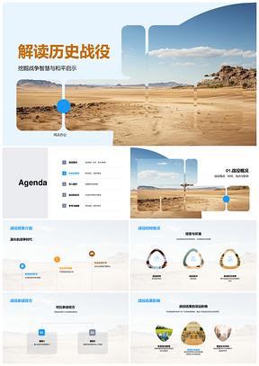 古代战役智慧策略与和平启示解析PPT模板