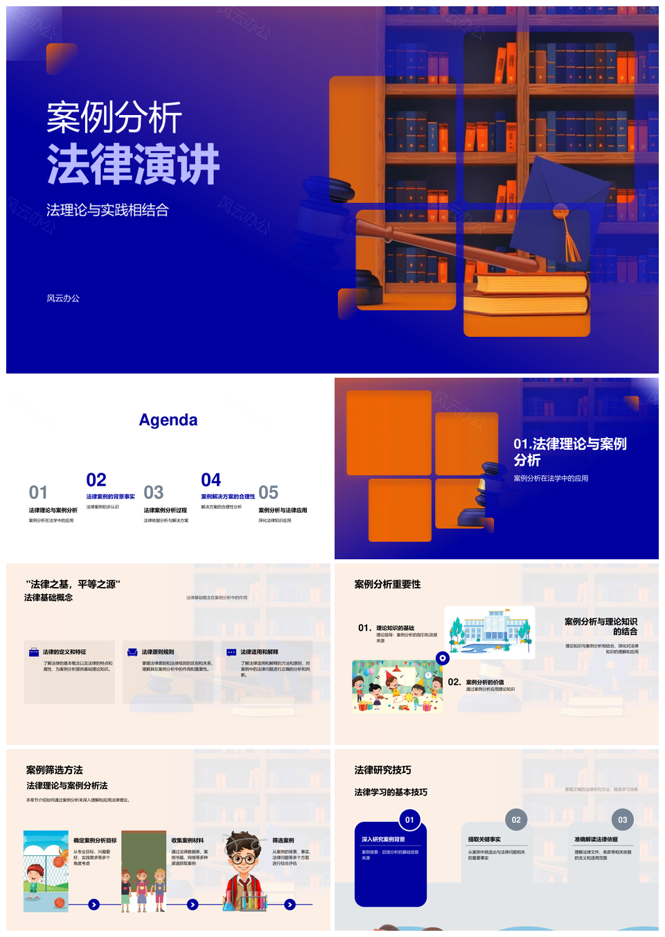 毕业答辩法律案例分析方法与解决方案PPT模板