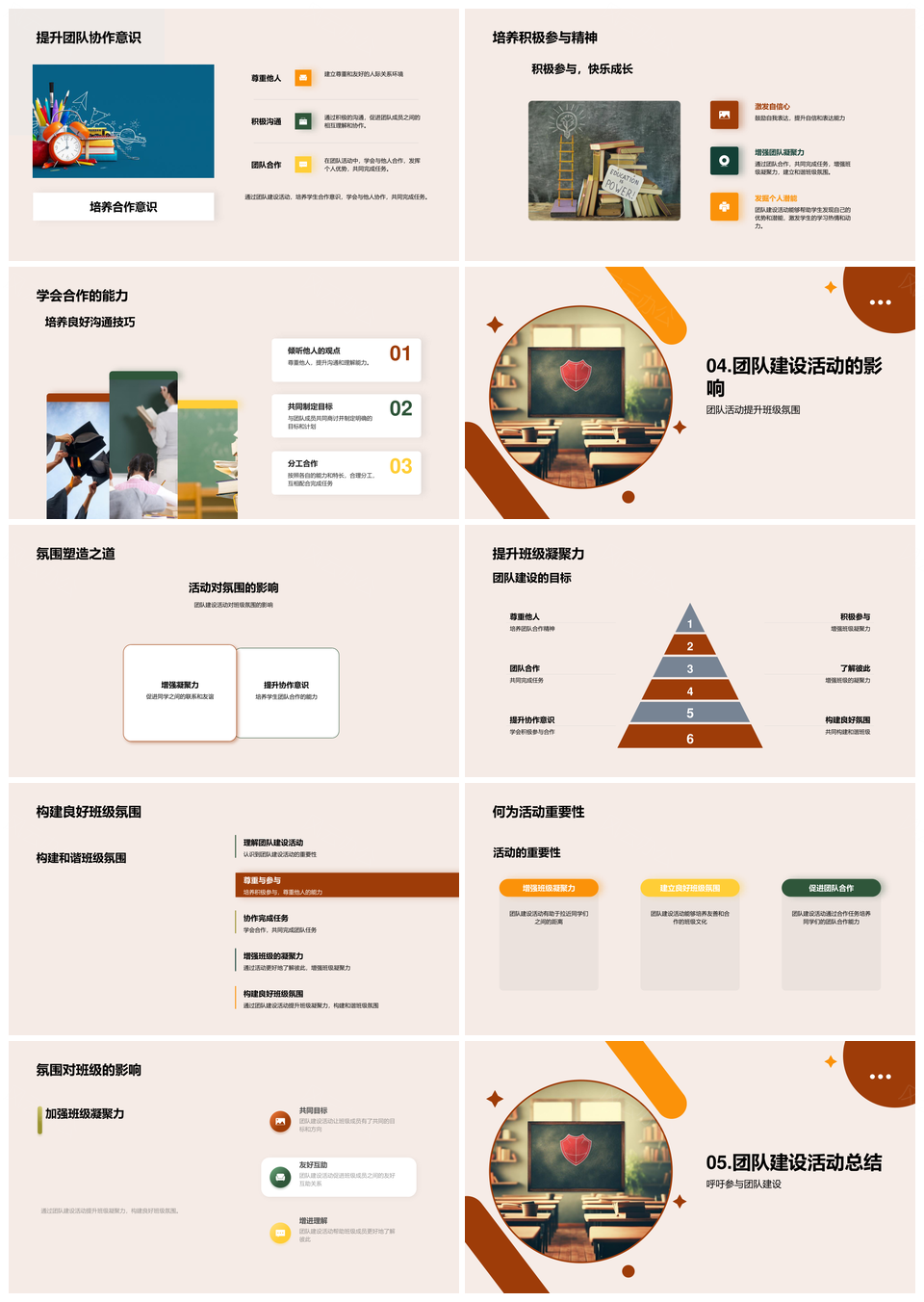 初一班主任引领新生团建凝聚安全合作PPT模板