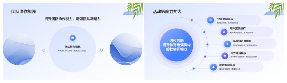 蓝色插画五一劳动知趣实践协作教育PPT课件