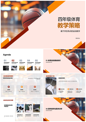 四年级篮球运动技能教学策略PPT模板