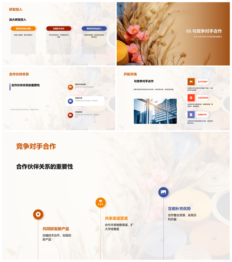 创新驱动纤维编织工艺品未来发展趋势PPT模板