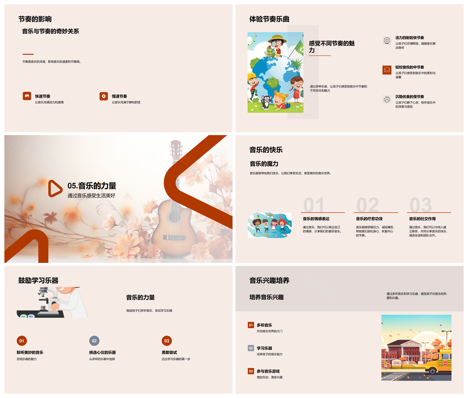 乐器种类功能音乐力量节奏教育小提琴培训PPT课件