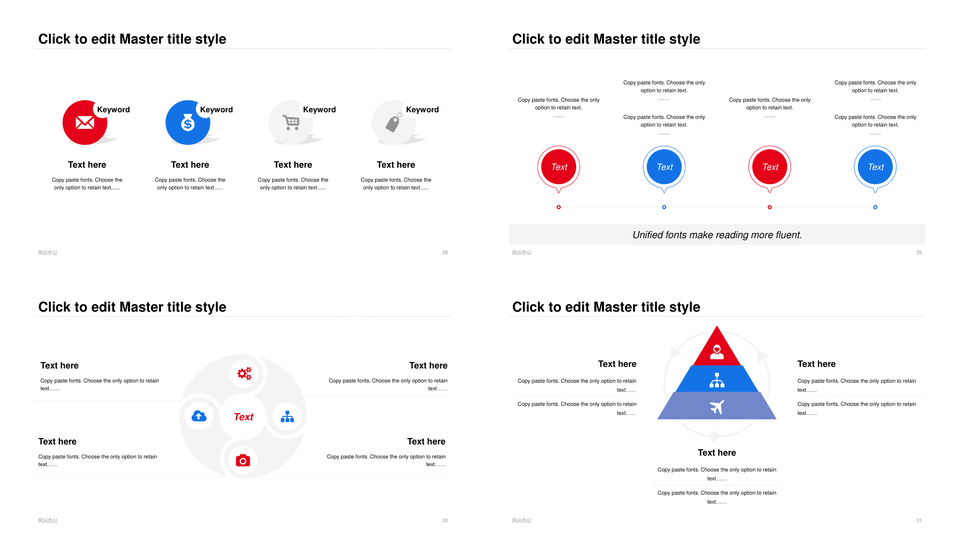 房地产企业年度工作总结计划目标规划PPT模板
