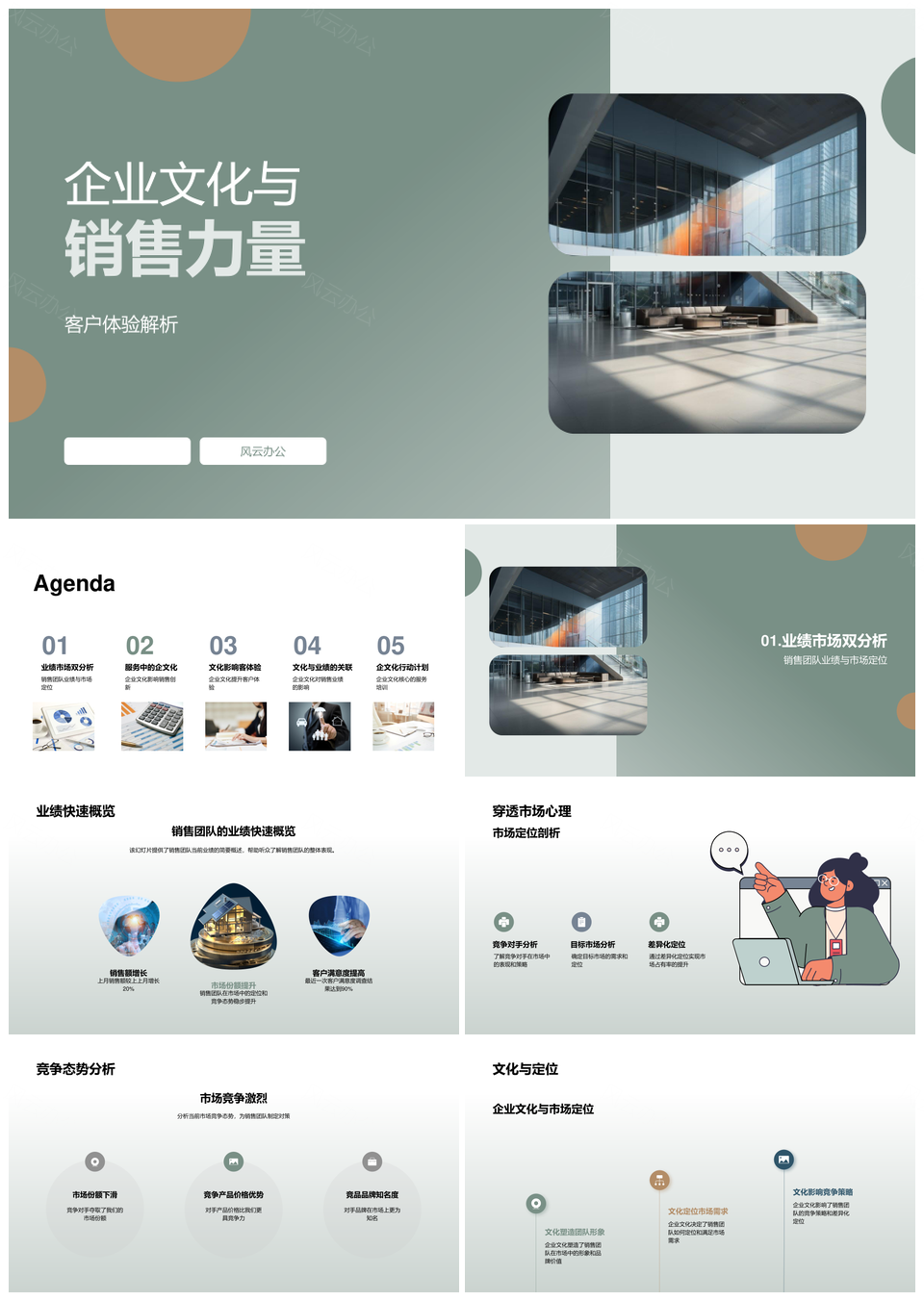 企业文化引领销售团队创新策略优化客户体验PPT模板
