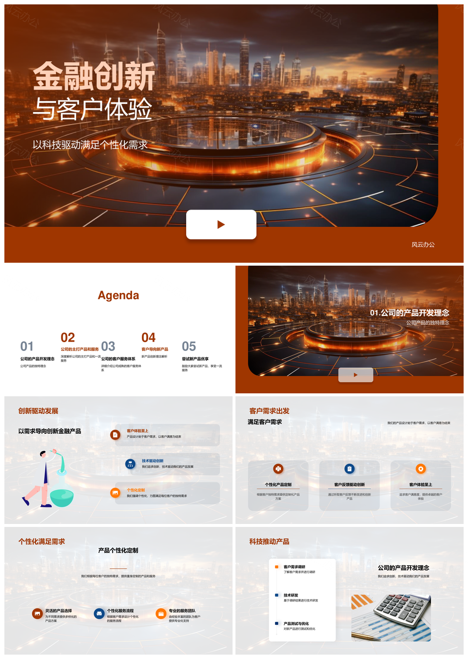 科技驱动金融创新提升个性化客户体验PPT模板
