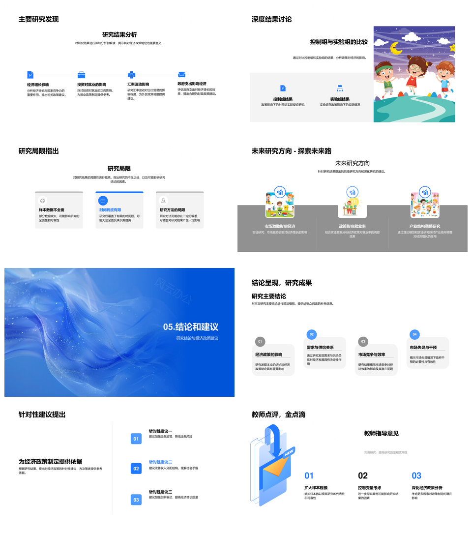 2025答辩成功秘籍选题数据研究结论经济关联教师指导PPT模板